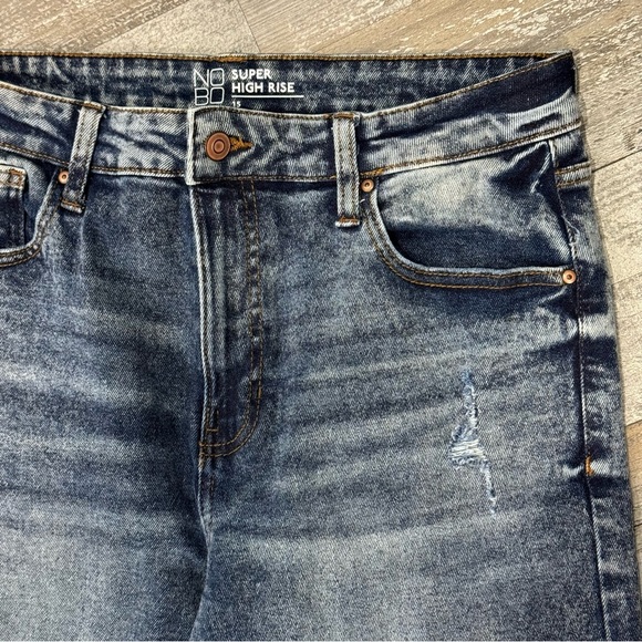 NOBO No Boundaries Super High Rise Capris Jeans - Size 15 - Picture 3 of 9